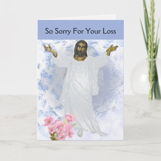 Tarjeta de Bereavement espiritual (Anverso)