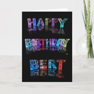 Tarjeta de Bert del feliz cumpleaños