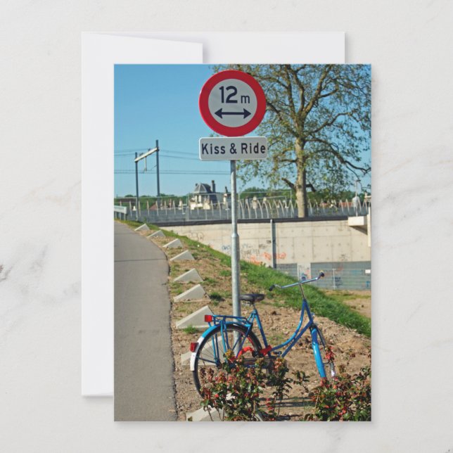 Tarjeta de Beso y Viaje (Anverso)