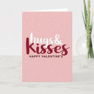 Tarjeta de Besos con Guión Sentimental