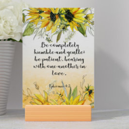 Tarjeta de biblia contra efesios