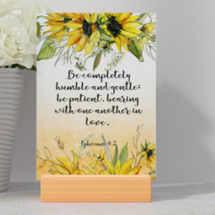 Tarjeta de biblia contra efesios