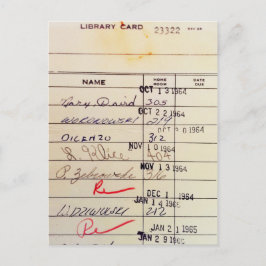 Tarjeta de biblioteca 23322