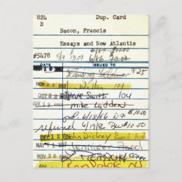 Tarjeta de biblioteca 5478 Essay y el nuevo Atlant