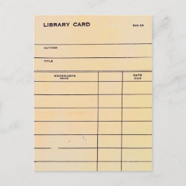 Tarjeta de biblioteca BSS 28