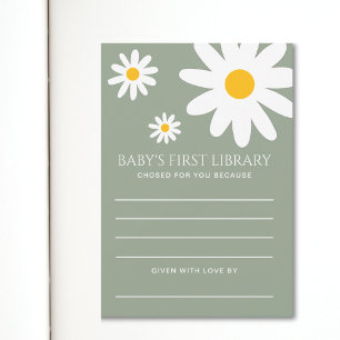 Tarjeta de biblioteca del bebé