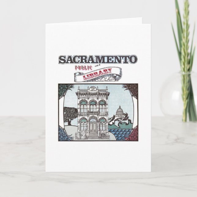 Tarjeta de biblioteca pública de Sacramento (Anverso)