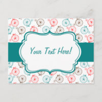 Tarjeta de bicicleta personalizada