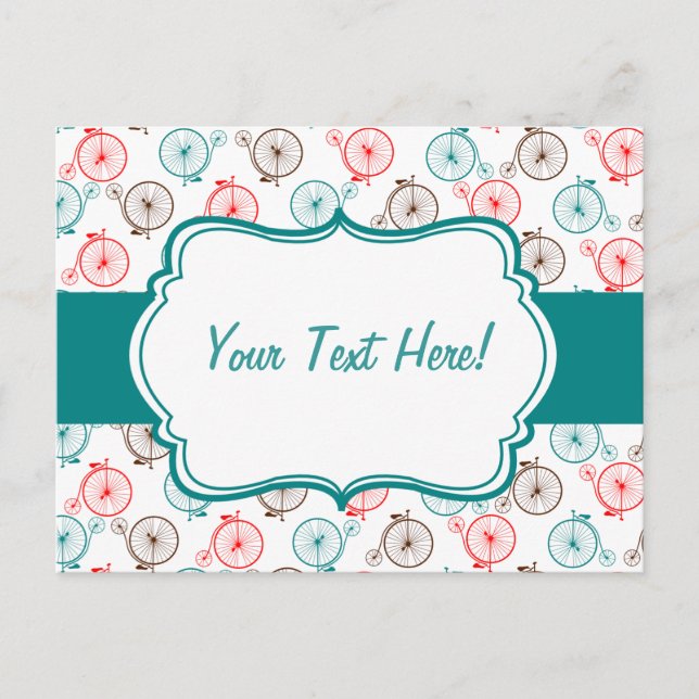 Tarjeta de bicicleta personalizada (Anverso)