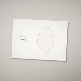 Tarjeta de bienestar de geometría sagrada · estás