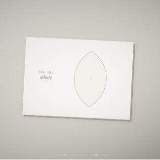 Tarjeta de bienestar de geometría sagrada · estás