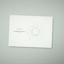 Tarjeta de bienestar de geometría sagrada · ya den