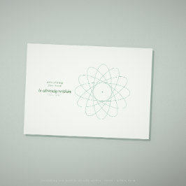 Tarjeta de bienestar de geometría sagrada · ya den