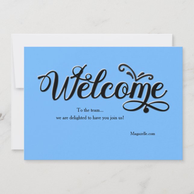 Tarjeta de bienvenida (Anverso)