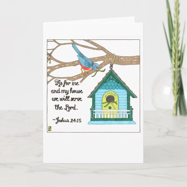Tarjeta de Bienvenida a Casa de Pájaros (Anverso)
