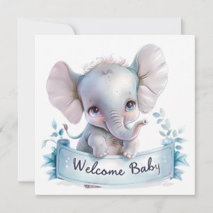 Tarjeta de Bienvenida al Bebé