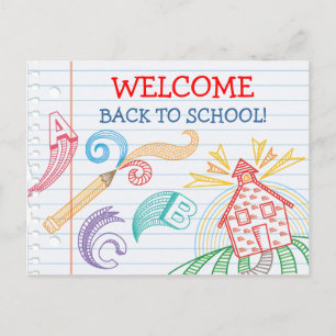 Tarjeta de Bienvenida al Colegio