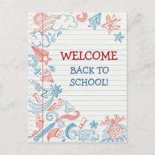 Tarjeta de Bienvenida al Colegio