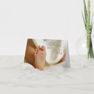 Tarjeta de Bienvenida al Nuevo Bebé