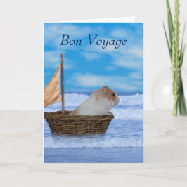 Tarjeta de bienvenida Bon Voyage