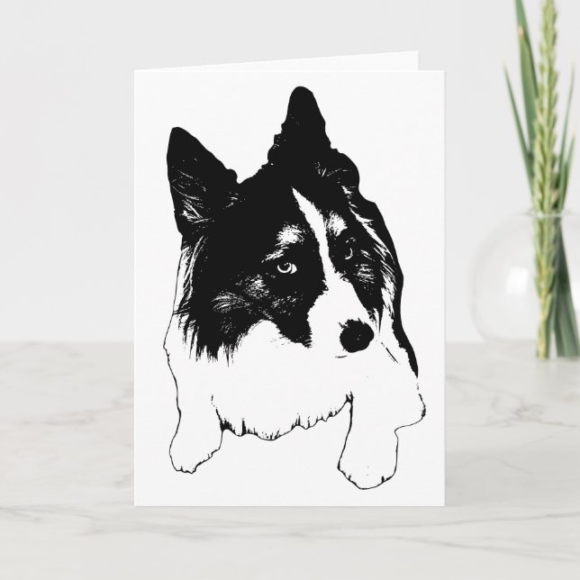 Tarjeta de bienvenida brillante (Anverso)