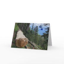 tarjeta de bienvenida de amor en la montaña