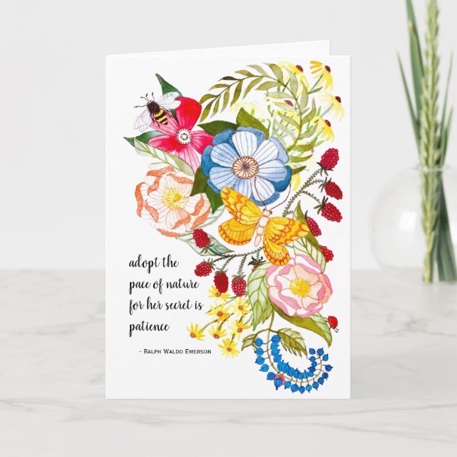 Tarjeta de bienvenida de Art for Charity (Anverso)
