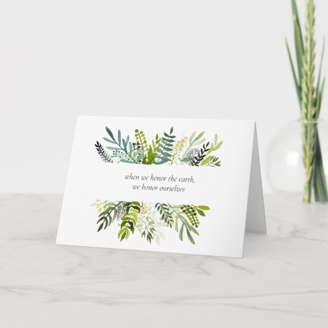 Tarjeta de bienvenida de Art for Charity (Anverso)