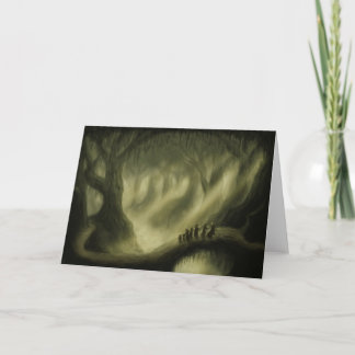 tarjeta de bienvenida de arte de fantasía de pasaj