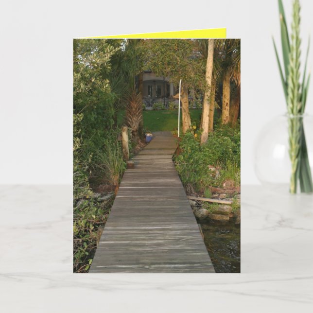 Tarjeta de bienvenida de bienvenida (Anverso)