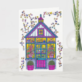 Tarjeta de bienvenida de bienvenida