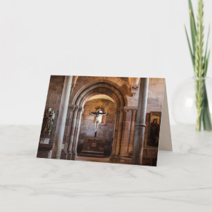 tarjeta de bienvenida de capilla de nuremberg