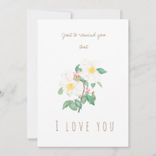 tarjeta de bienvenida de flores de camélia blanca