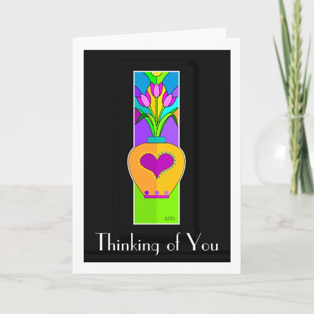 Tarjeta de bienvenida de Heart Ginger Jar (Anverso)