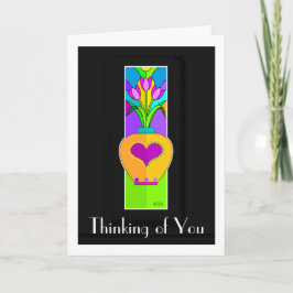 Tarjeta de bienvenida de Heart Ginger Jar