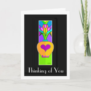 Tarjeta de bienvenida de Heart Ginger Jar