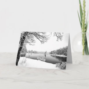 tarjeta de bienvenida de invierno