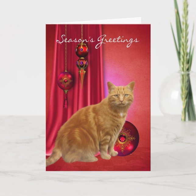 tarjeta de bienvenida de la temporada de ginger ca (Anverso)