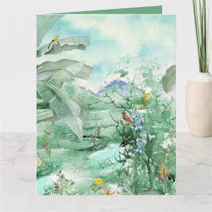 Tarjeta de bienvenida de lujo