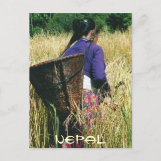 Tarjeta de bienvenida de Nepal