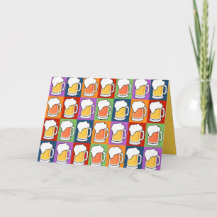 Tarjeta de bienvenida de personalizado de arte pop