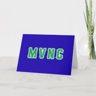 Tarjeta de bienvenida de regreso a casa MVNC