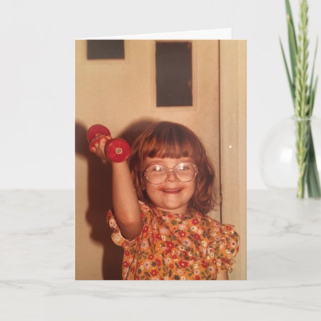 tarjeta de bienvenida de trabajo fuerte (Anverso)