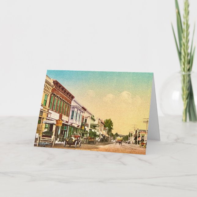 Tarjeta de bienvenida East Street (Anverso)