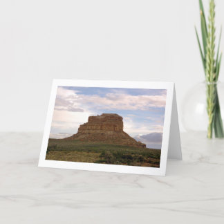 Tarjeta de bienvenida Fajada Butte