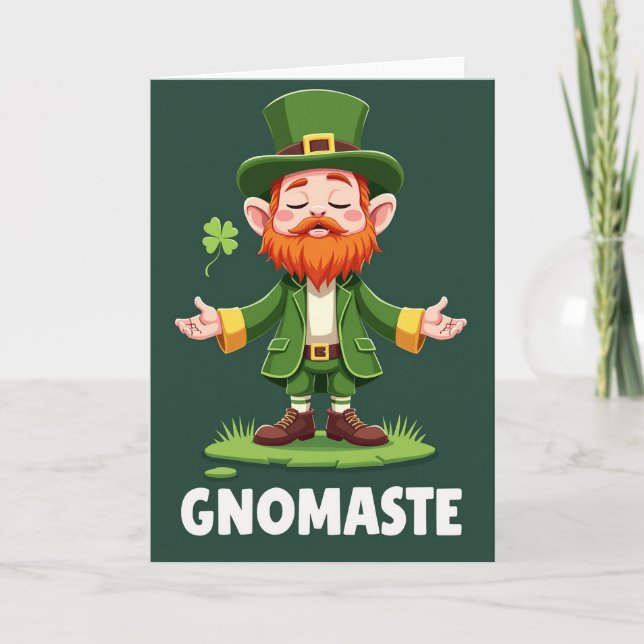 Tarjeta de bienvenida Gnomaste amigo (Anverso)
