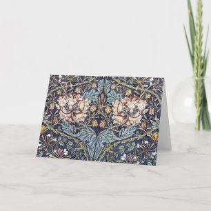 Tarjeta de bienvenida Honeysuckle Art Nouveau Flow