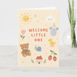 Tarjeta de Bienvenida para Baby Shower