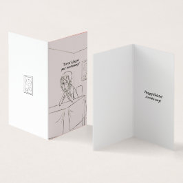 Tarjeta de bienvenida personalizado Feliz Aniversa