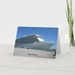Tarjeta de bienvenida Regal Princess